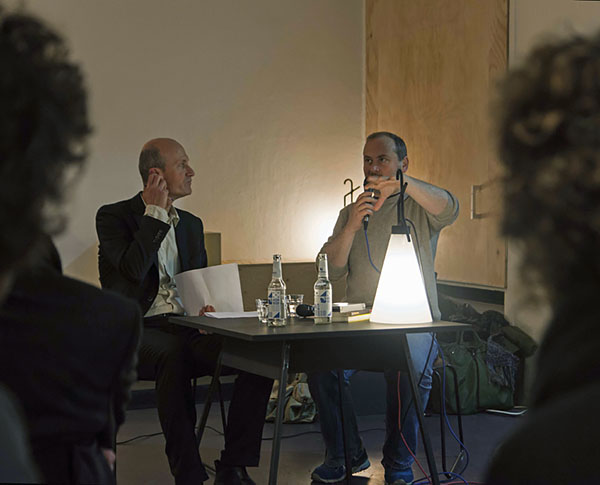 <p>Michael Hirsch, links, und Volker Zander</p>
