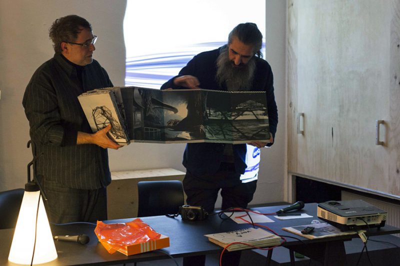 <p>Winfried Heininger und Leporellosupporter Jörg Koopmann</p>

